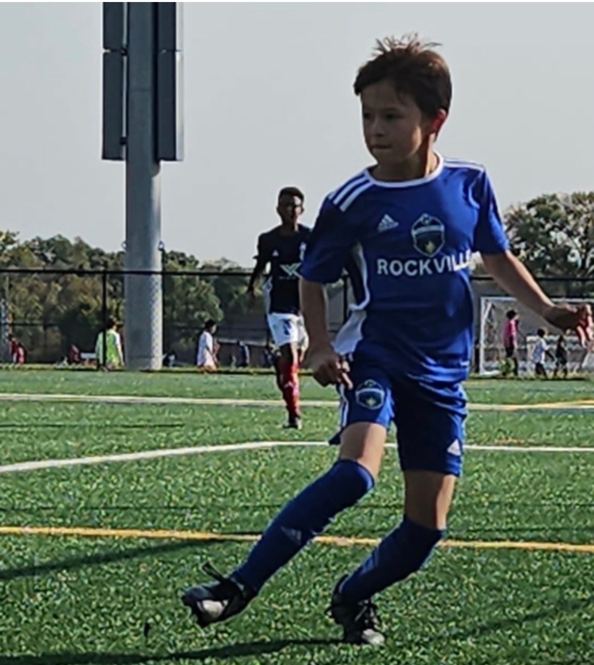 RSC players training on the field
