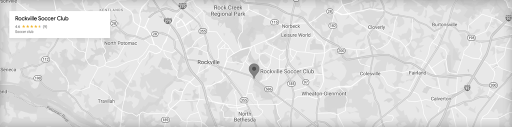 Map showing Rockville Soccer Club location